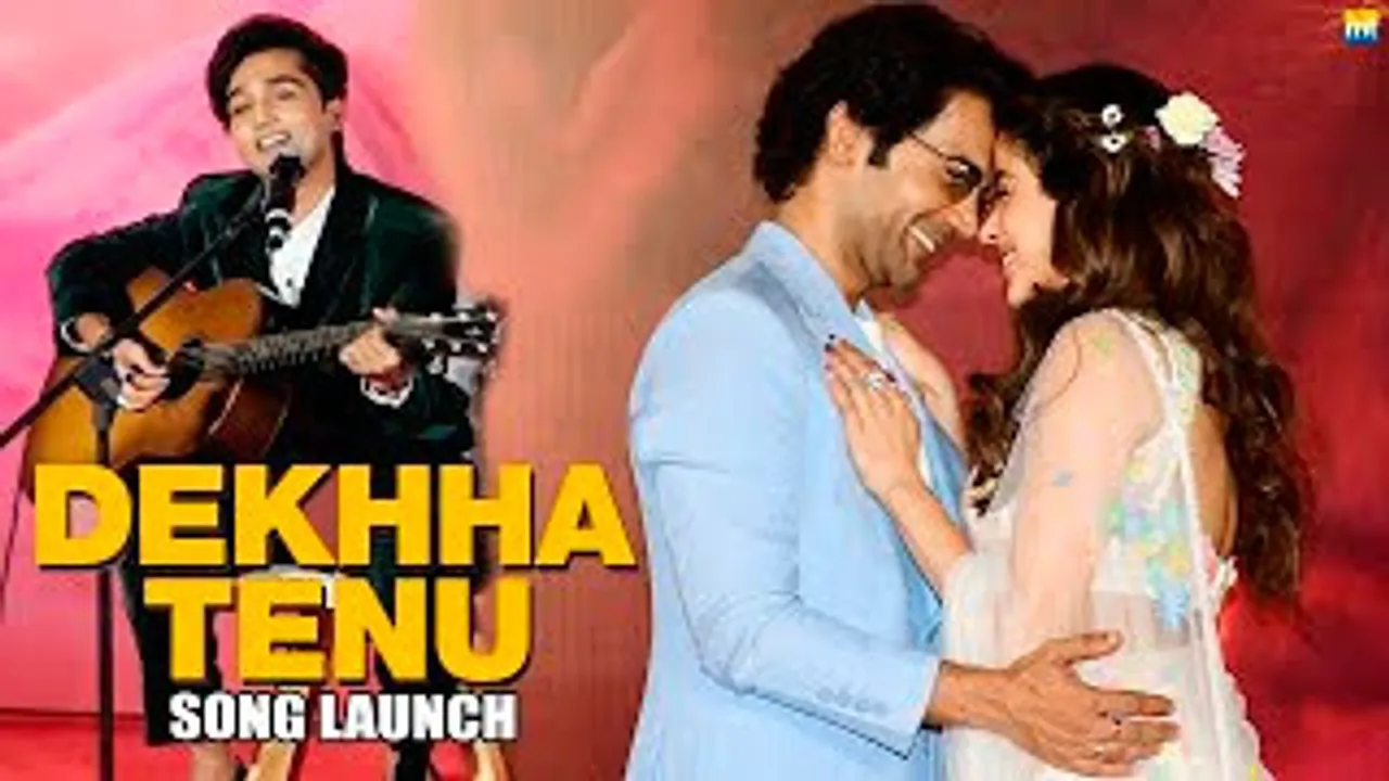 Dekhha Tenu Song Launch With Janhvi Kapoor, Rajkummar Rao & Sharan Sharma