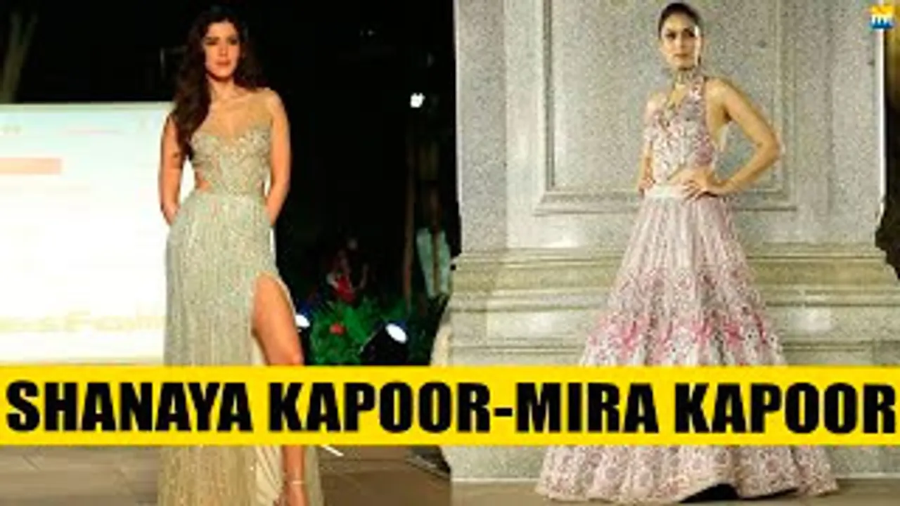 Mira Rajput and Shanaya Kapoor Walk The Ramp At Bombay Times Fashion Week 2024