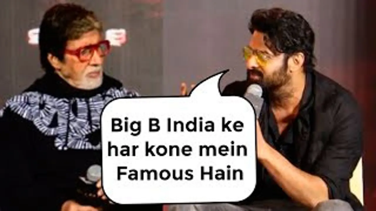 Amitabh Bachchan is the FIRST SUPERSTAR to reach every part of India, says Prabhas
