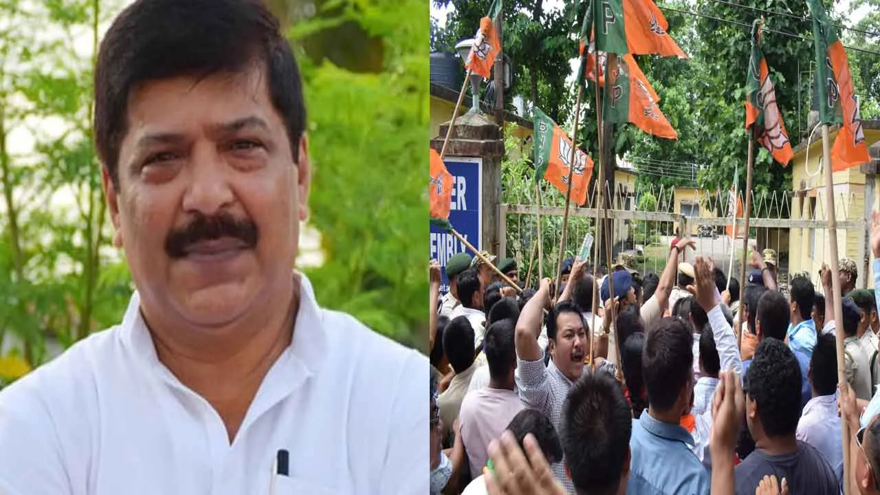  Congress MLA's comment Bjp leader urinating on tribals Controversy over tripura 