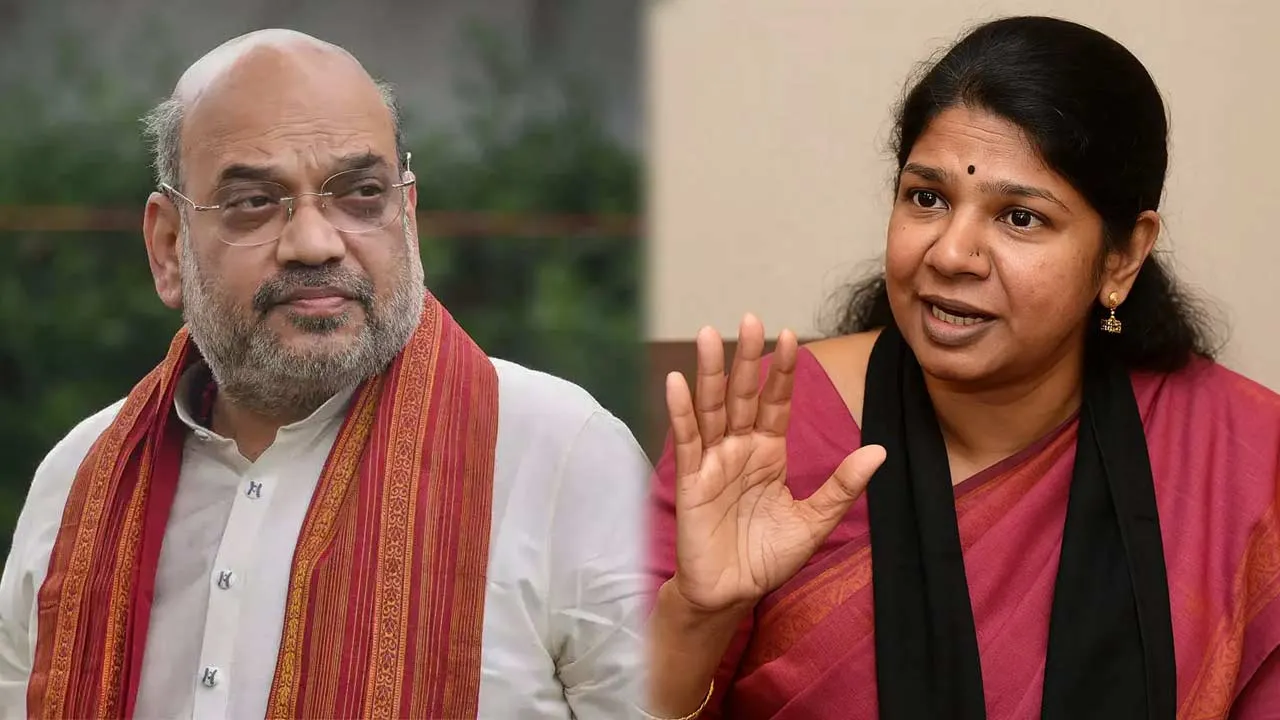  “நீங்க உங்க மொழியில பேசுங்க, நாங்க எங்க மொழியில பேசுறோம்” - அமித்ஷாவிற்கு கனிமொழி பதிலடி