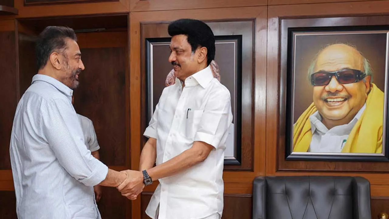  'Many more will come in search of you; the height is yours' - CM congratulates Kamal Photograph: (kamalhasan) 