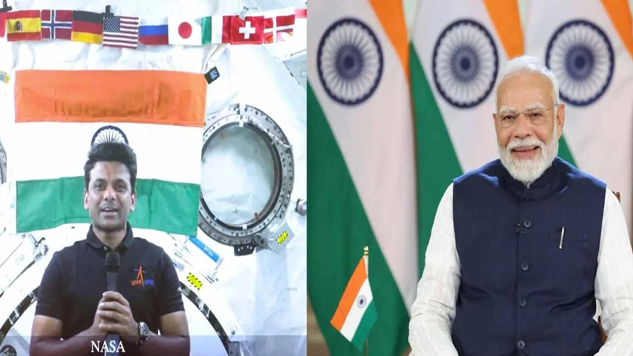  PM Modi inquires about Subhanshu Shukla's well-being 
