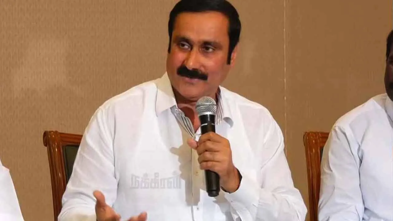  'This should not continue in the current year' - PMK Anbumani condemns Photograph: (pmk) 