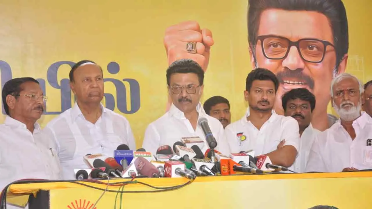  'I am running the government in a way that makes the voters proud' - Chief Minister M.K. Stalin Photograph: (stalin) 