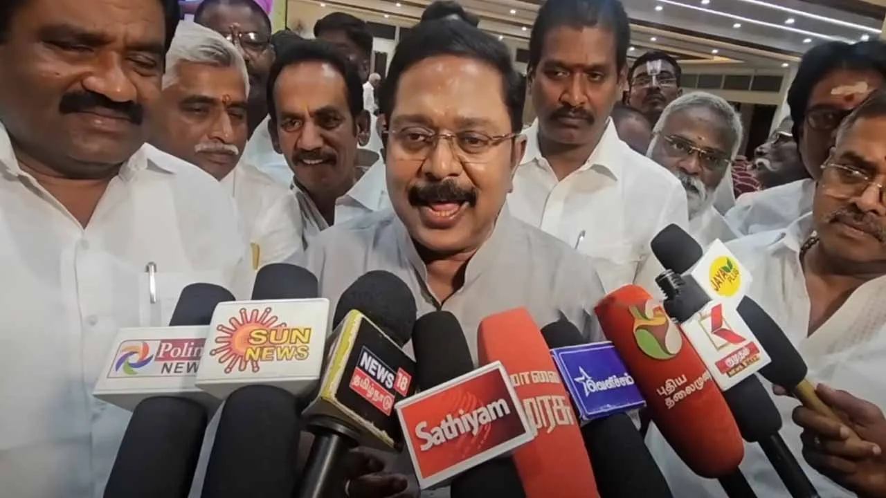 'On whose orders was that life taken' - Interview with T.T.V. Dinakaran Photograph: (tvv) 
