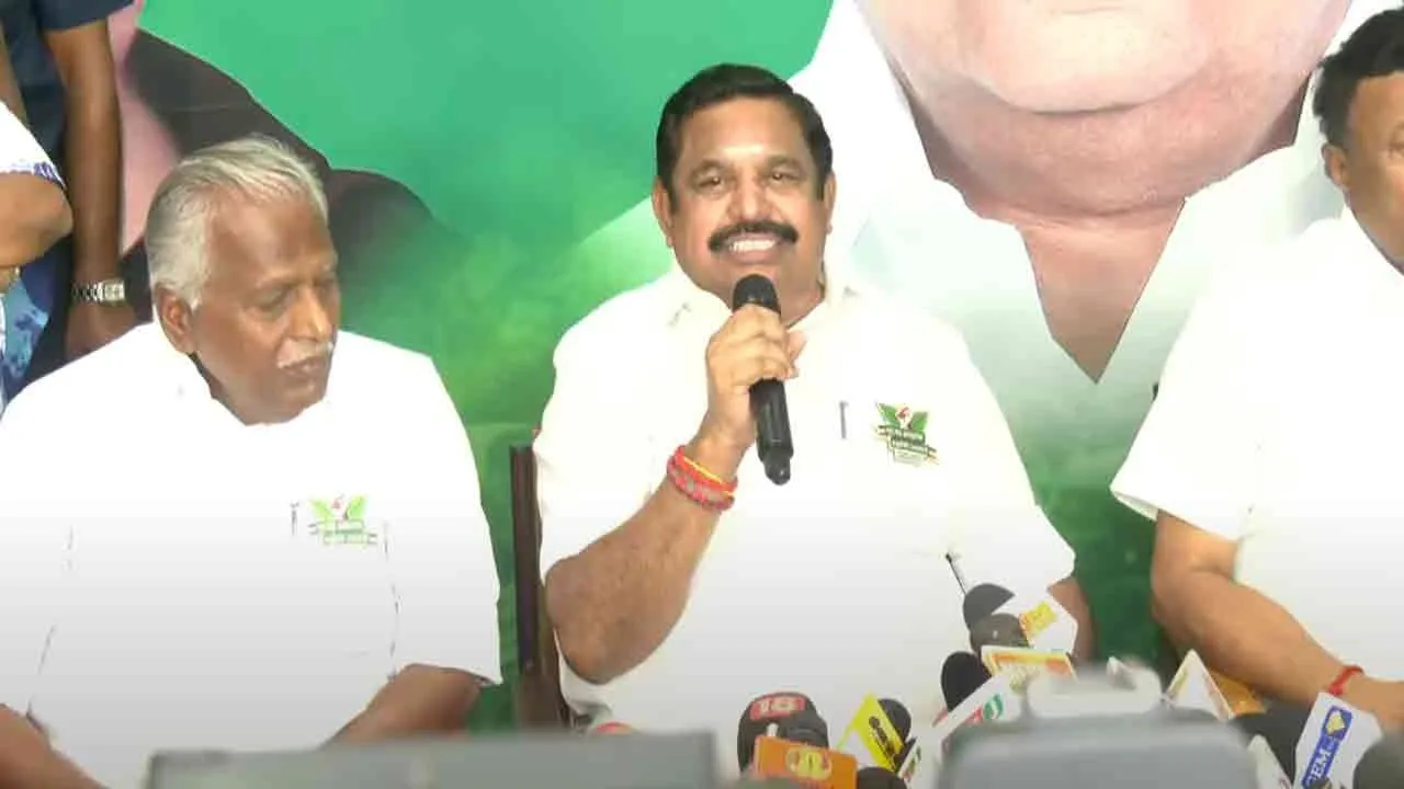  'Vijay's decision...' - Edappadi's response Photograph: (ADMK) 