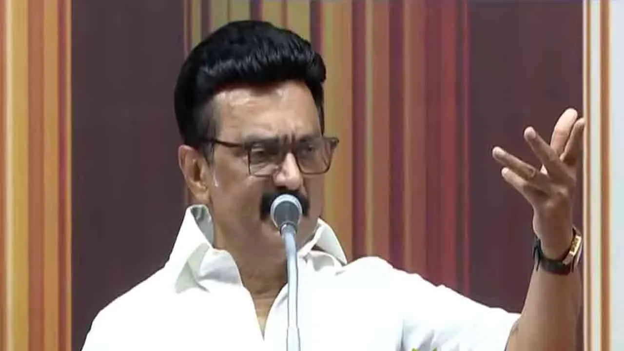  CM Mk stalin says The language rights battle  swirling like  whirlwind struggle in Maharashtra 