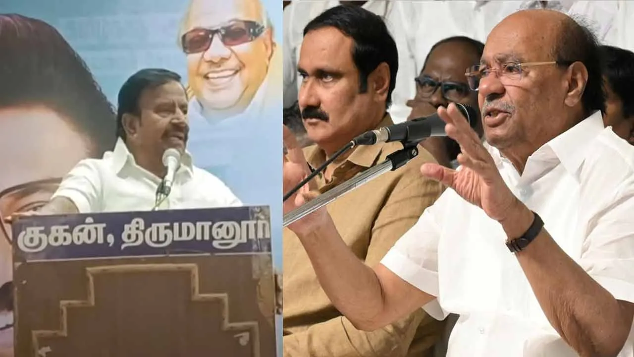  'The problems in the PMK are to our advantage' - Minister K.N. Nehru's speech Photograph: (dmk) 