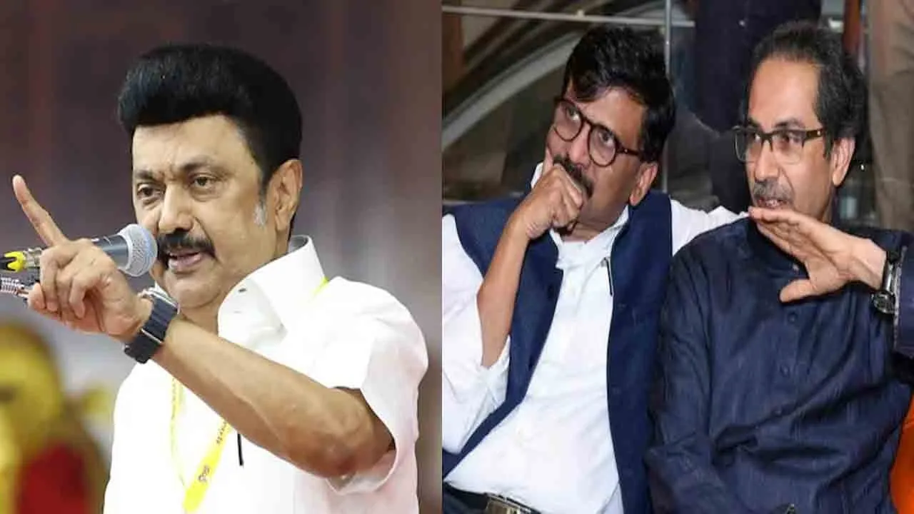  Uddhav Shiv Sena against Chief Minister M.K. Stalin's Hindi comment 