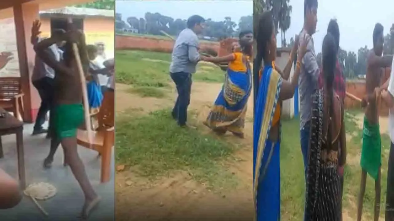  Family hit teacher for scolding student for not completing homework in bihar 