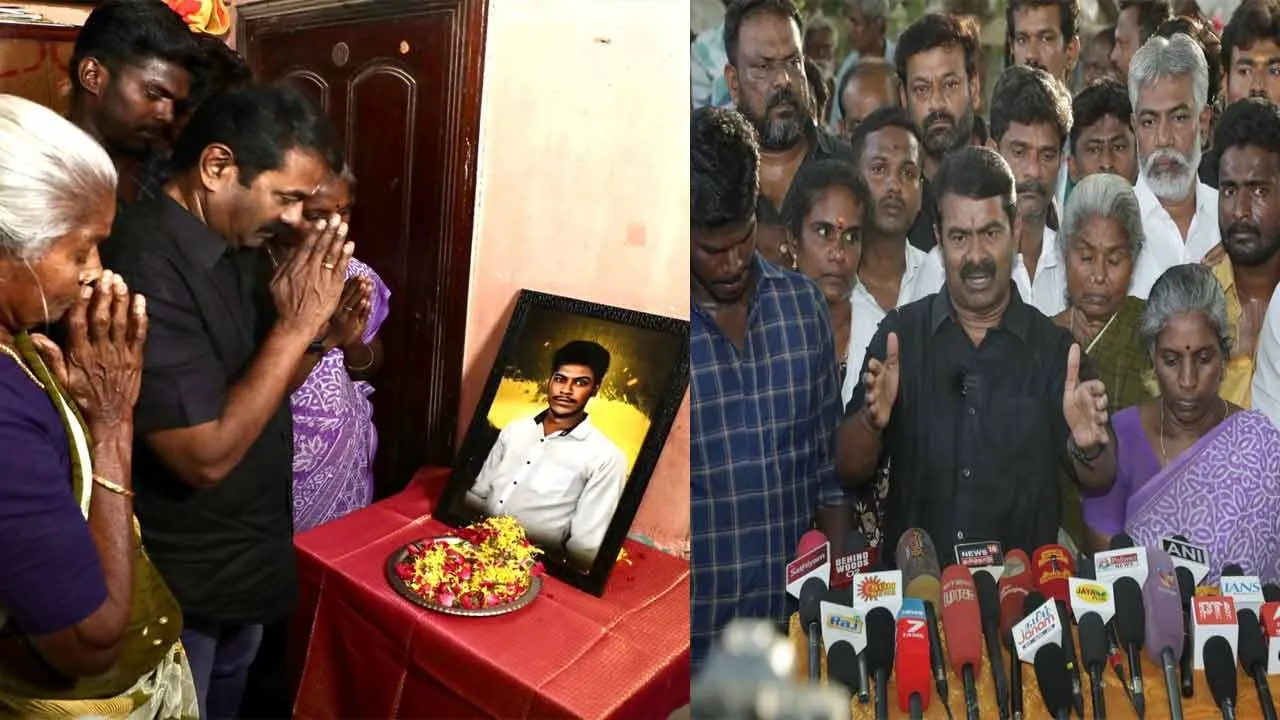  “எதற்கு சி.பி.ஐ. விசாரணை கேட்கிறீர்கள்?.” - சீமான் பரபரப்பு பேட்டி!