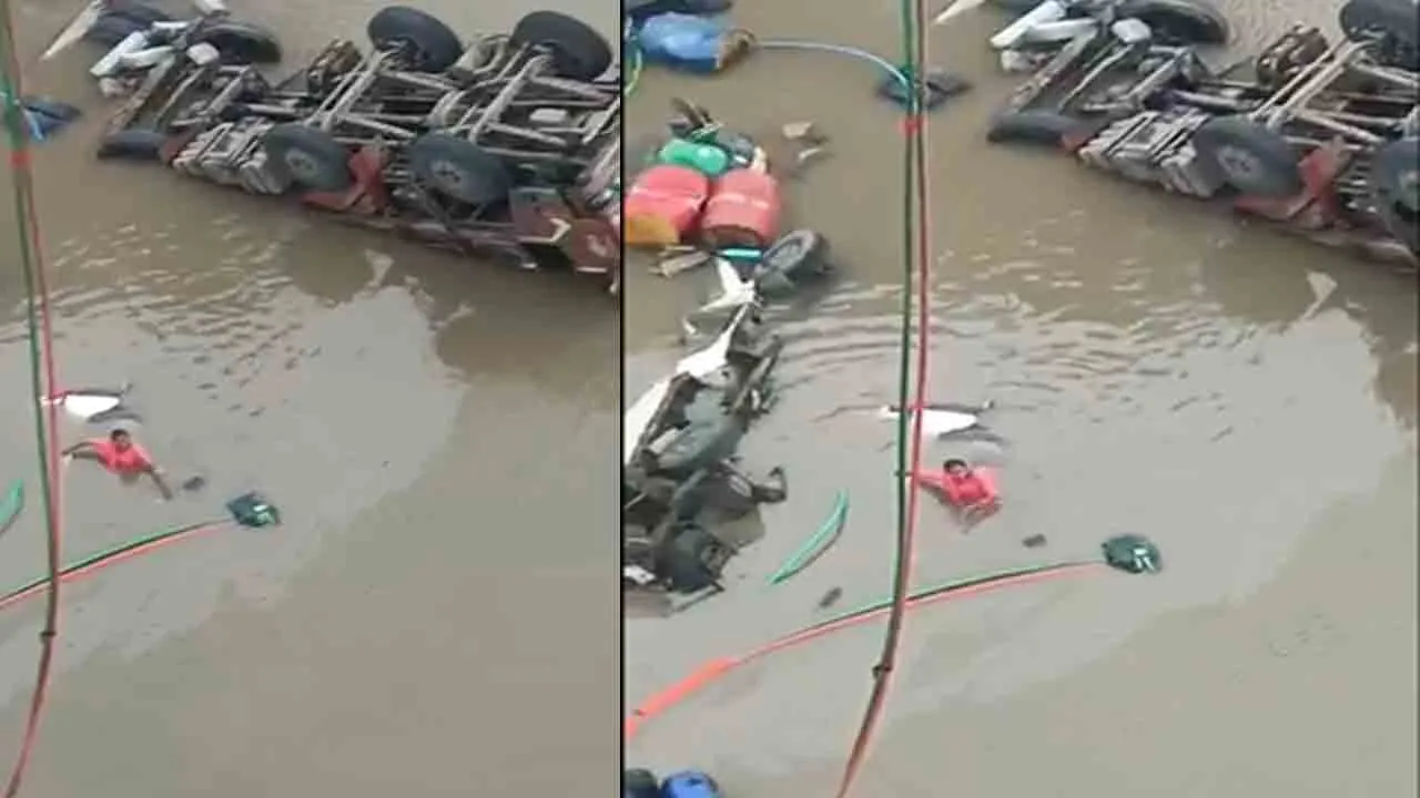  Mother screams to save son trapped in bridge accident in gujarat bridge collapse 