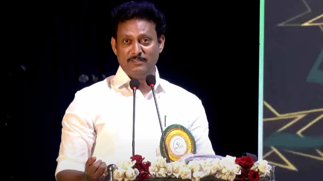  'It is the duty of parents to identify the talent of their children' - Minister Anbil Mahesh's speech Photograph: (dmk) 