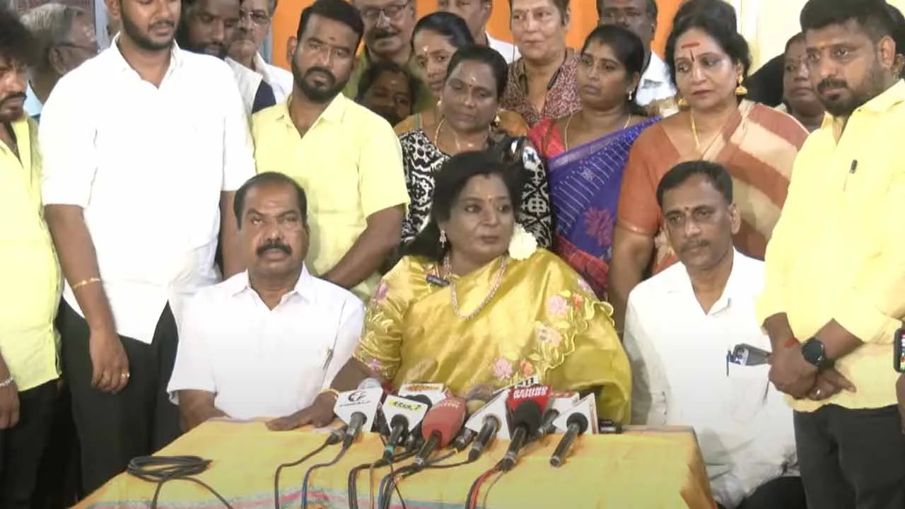  'The saffron ideology is that everyone is equal. Kuselan and Krishnan are witnesses' - Tamilisai interview Photograph: (bjp) 