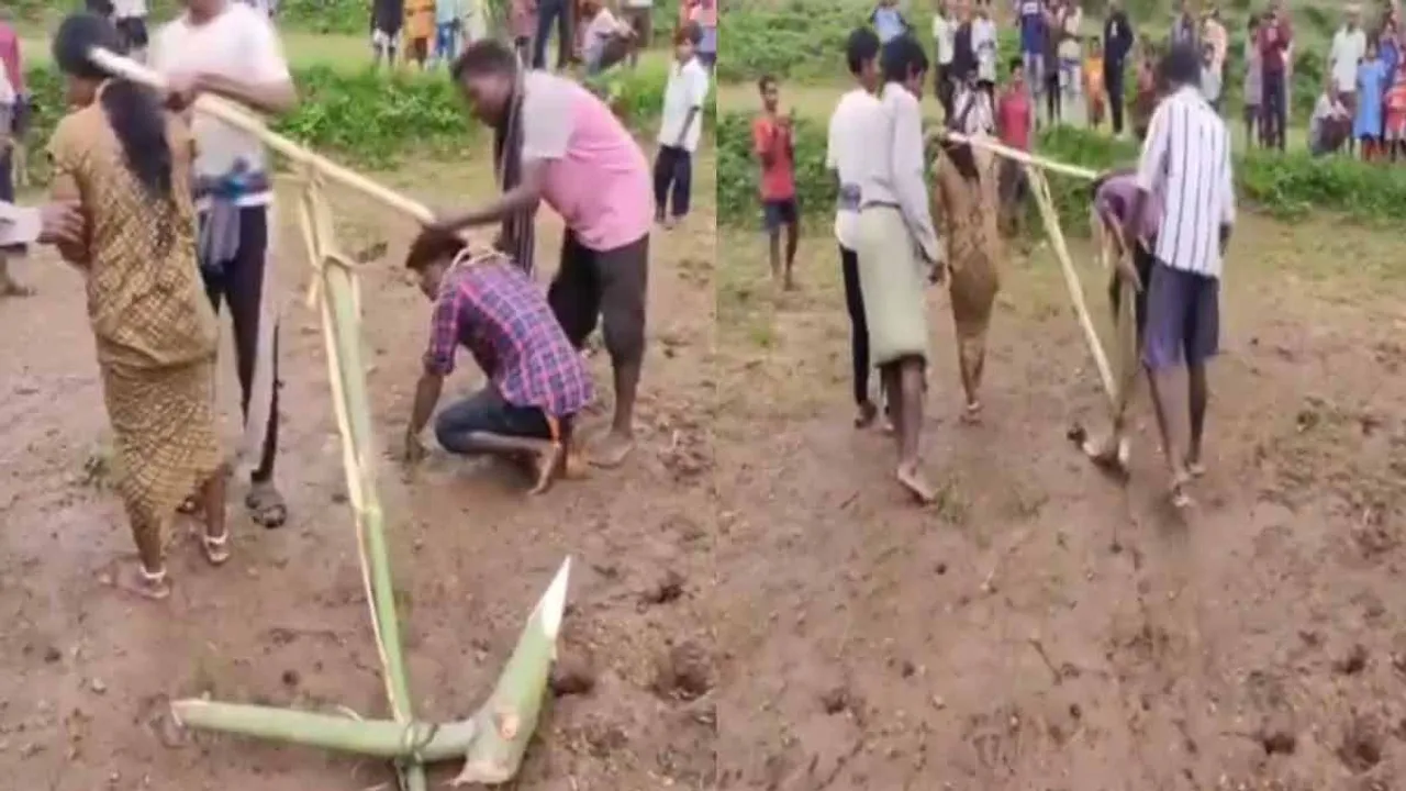  villagers Forced couple To Plough Field For Marrying Against Customs 