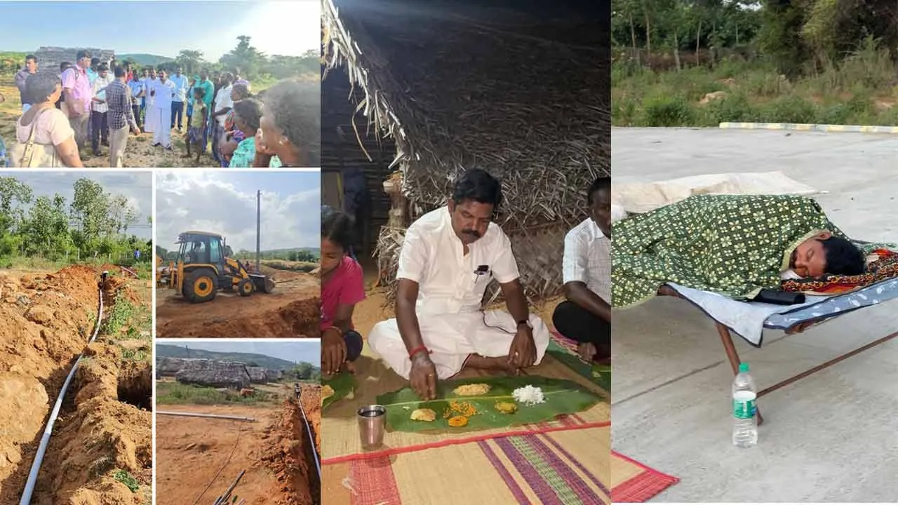  பழங்குடியினர் குடியிருப்பில் இரவு முழுவதும் தங்கி, கோரிக்கைகளை நிறைவேற்றி கொடுத்த எம்.எல்.ஏ!