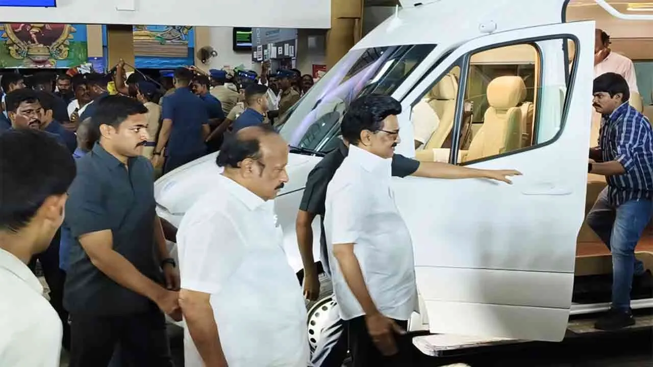  சிதம்பரம் சென்றடைந்தார் முதல்வர் மு.க. ஸ்டாலின்!