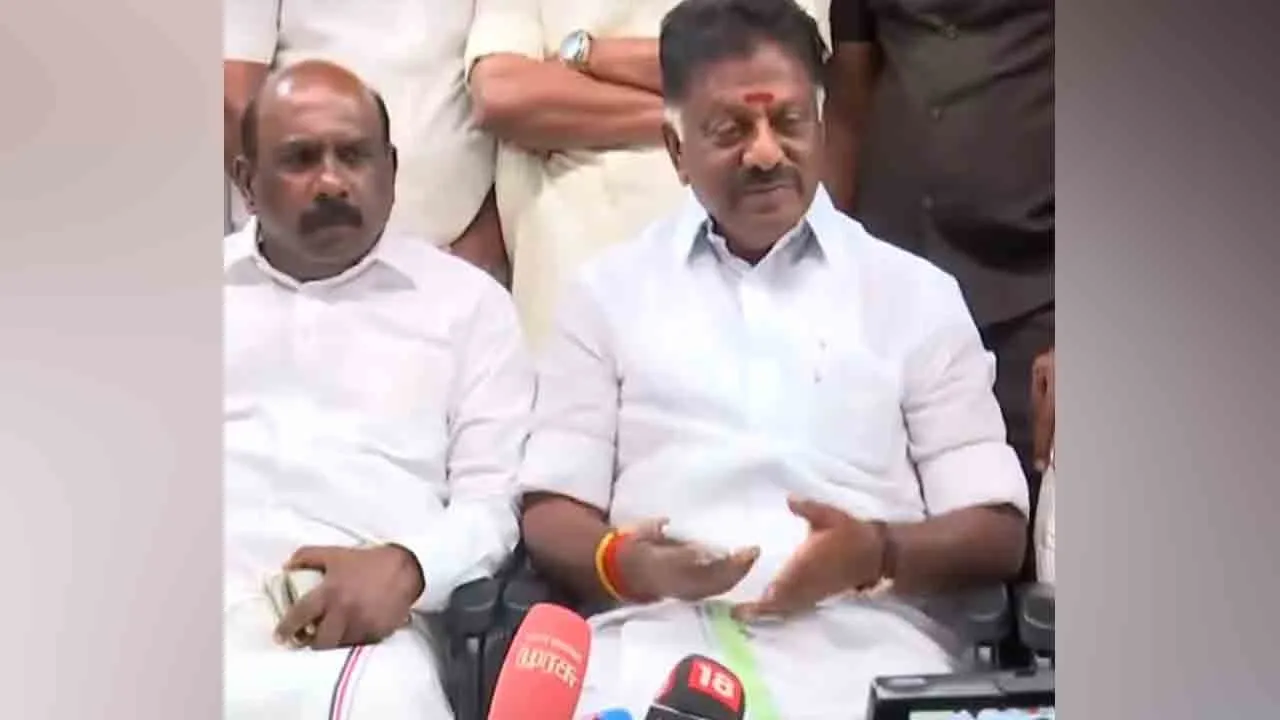  “விஜய்க்கு எங்களுடைய தார்மீக ஆதரவு உண்டு” - ஓ.பி.எஸ். பேட்டி!