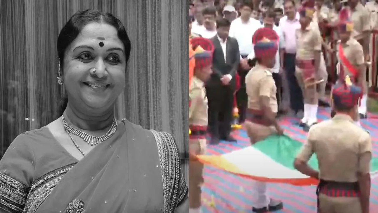  சரோஜா தேவியின் உடல் அரசு மரியாதையுடன் நல்லடக்கம்