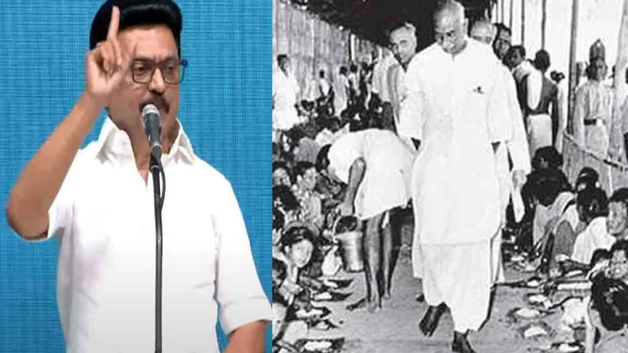  'Foundation for the century-long education dream' - Chief Minister pays tribute to Kamaraj Photograph: (dmk) 