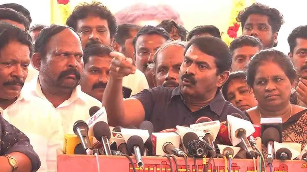 'Only when elections come, people will fall in love with you...' - Seeman interview Photograph: (seeman) 