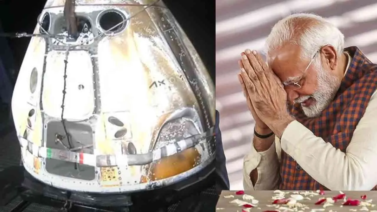  'I welcome you along with the country' - Modi's greetings Photograph: (modi) 