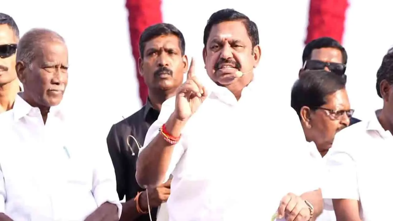  “ஏழைகள் வயிற்றில் அடிக்கின்ற ஒரே கட்சி திமுக” - இ.பி.எஸ். பேச்சு!