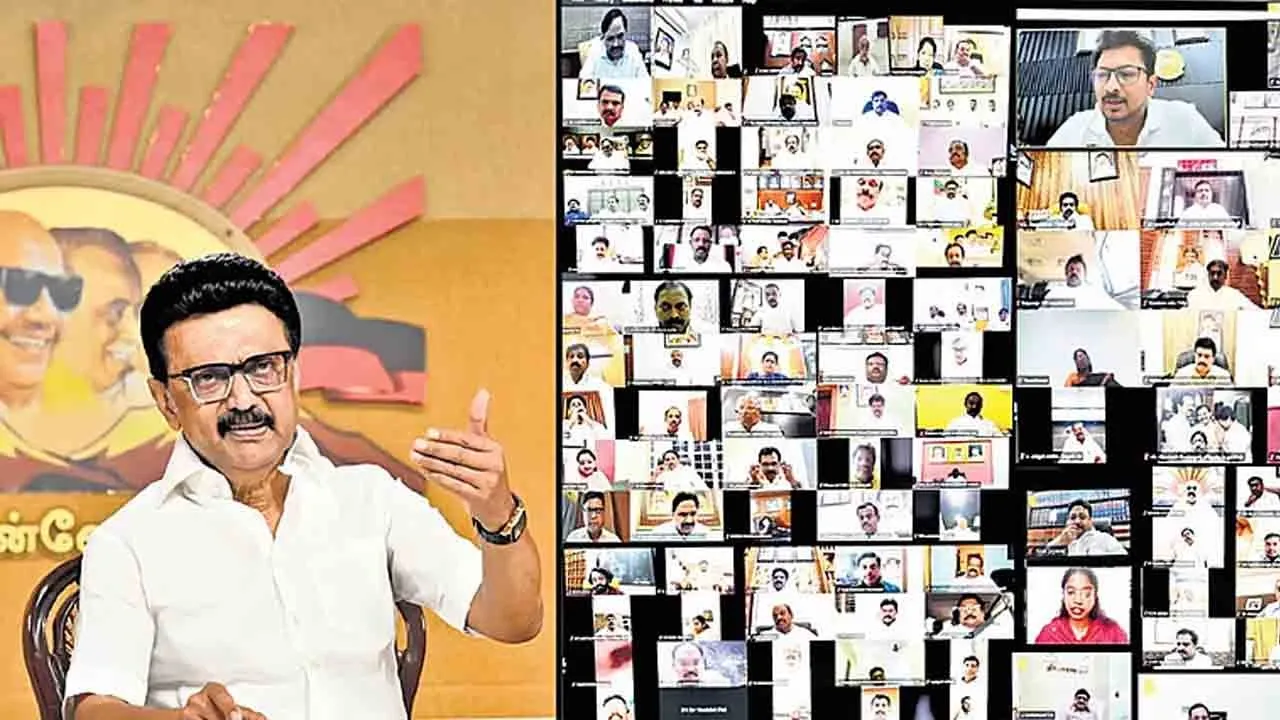  திமுக மா.செ கூட்டம்; 30 நாட்கள் டார்கெட், செய்ய வேண்டியதை விளக்கிய முதல்வர்!