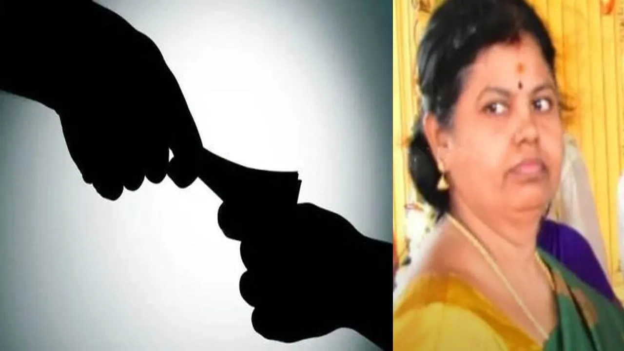  Assistant Commissioner caught taking a bribe of one lakh rupees to bring a temple under the Charities Department Photograph: (kovai) 