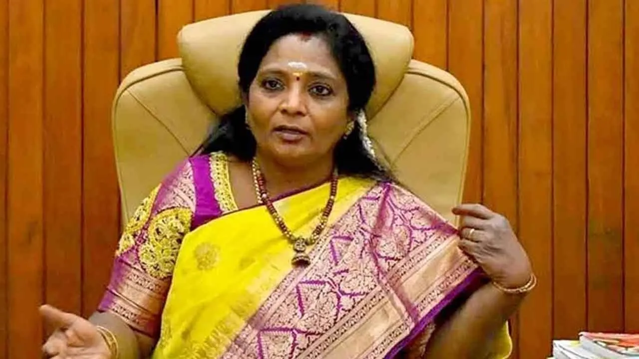  'Congress is still running for votes; there is nothing worse than this' - Tamilisai Aavesam Photograph: (tamilisai) 