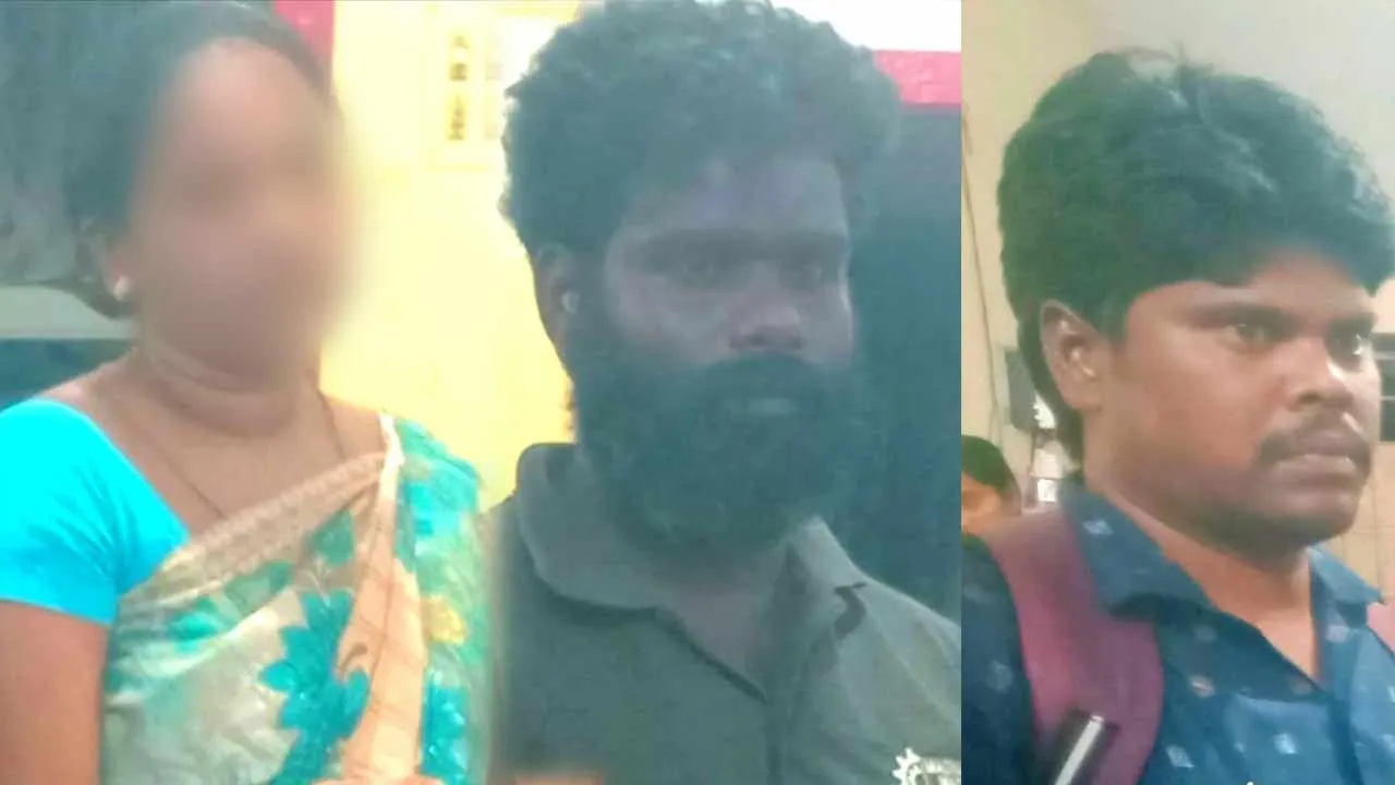  வனிதா - பிரபாகரன் -கணவர் ஜெகத்குரு 