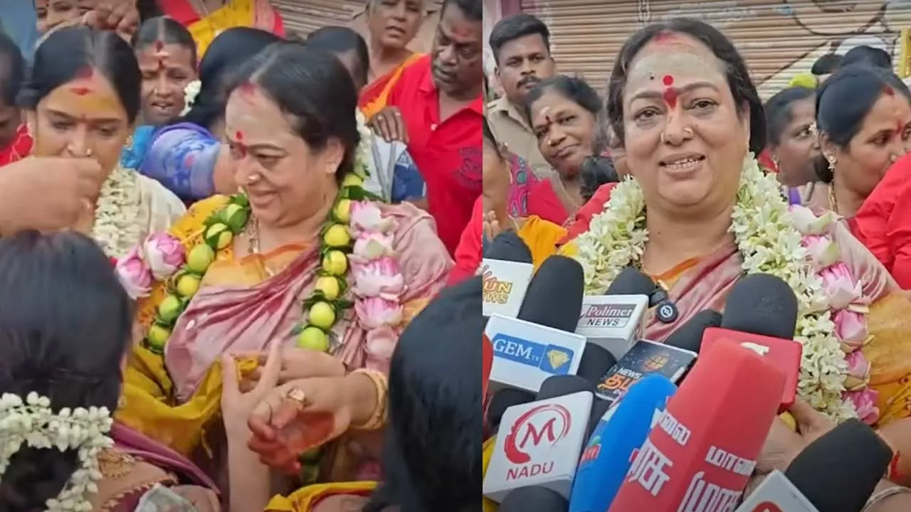  கனவில் வந்த அம்மன்;கோவிலில் மடிப்பிச்சை ஏந்திய நளினி