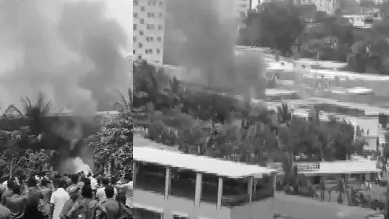  பள்ளி வளாகத்தில் விழுந்து நொறுங்கிய விமானம்; 16 பேர் உயிரிழப்பு!