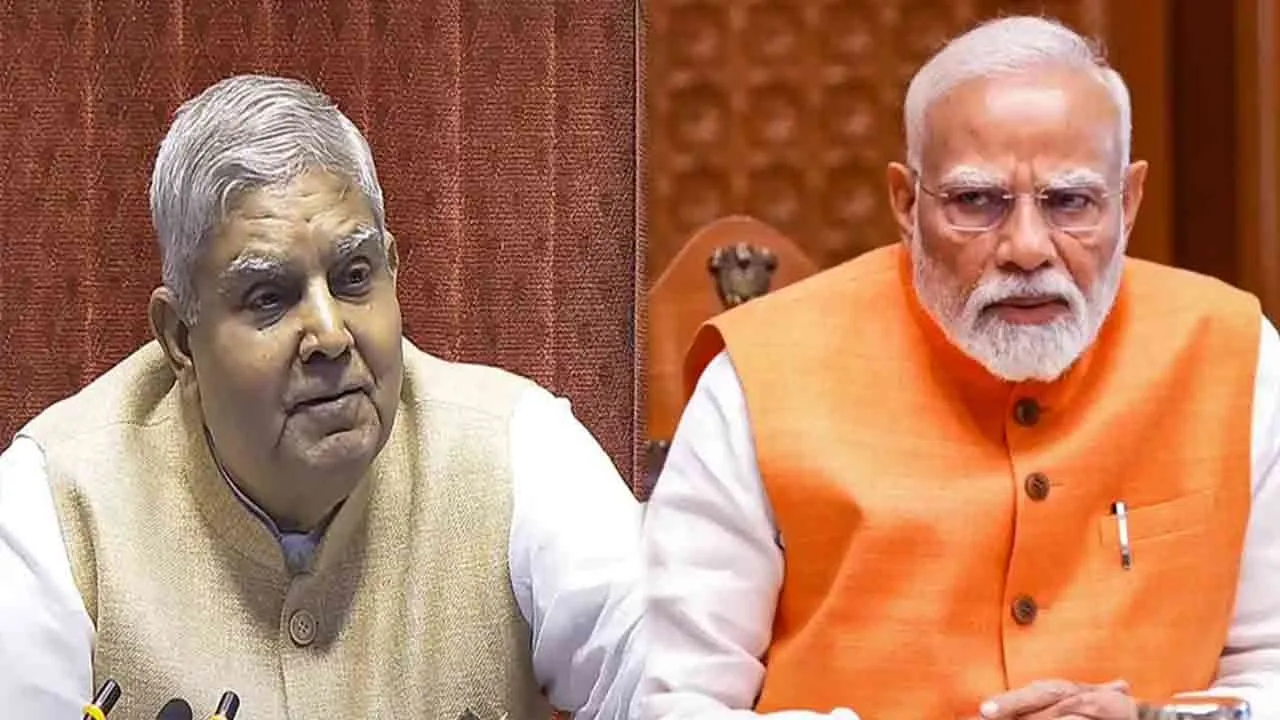  Jagdeep Dhankar's resignation accepted and Prime Minister Modi congratulates him 