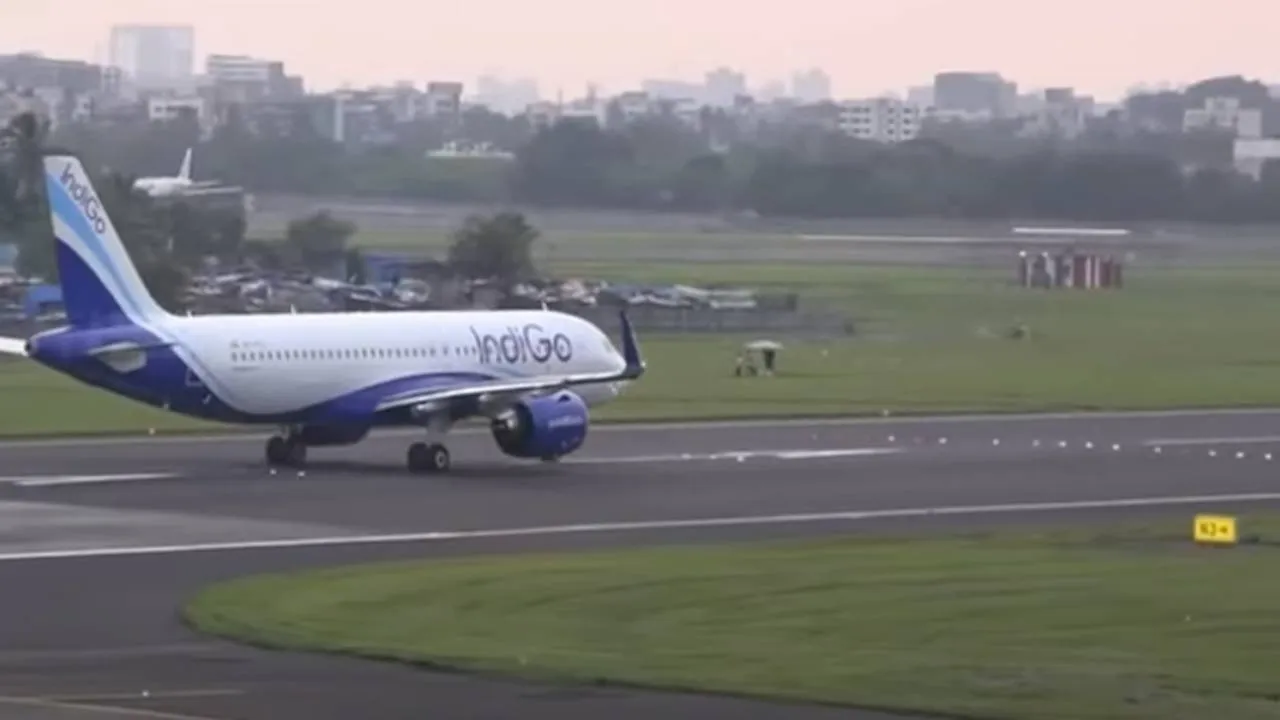  Fire breaks out on plane taking off from Ahmedabad; shock again Photograph: (indigo) 