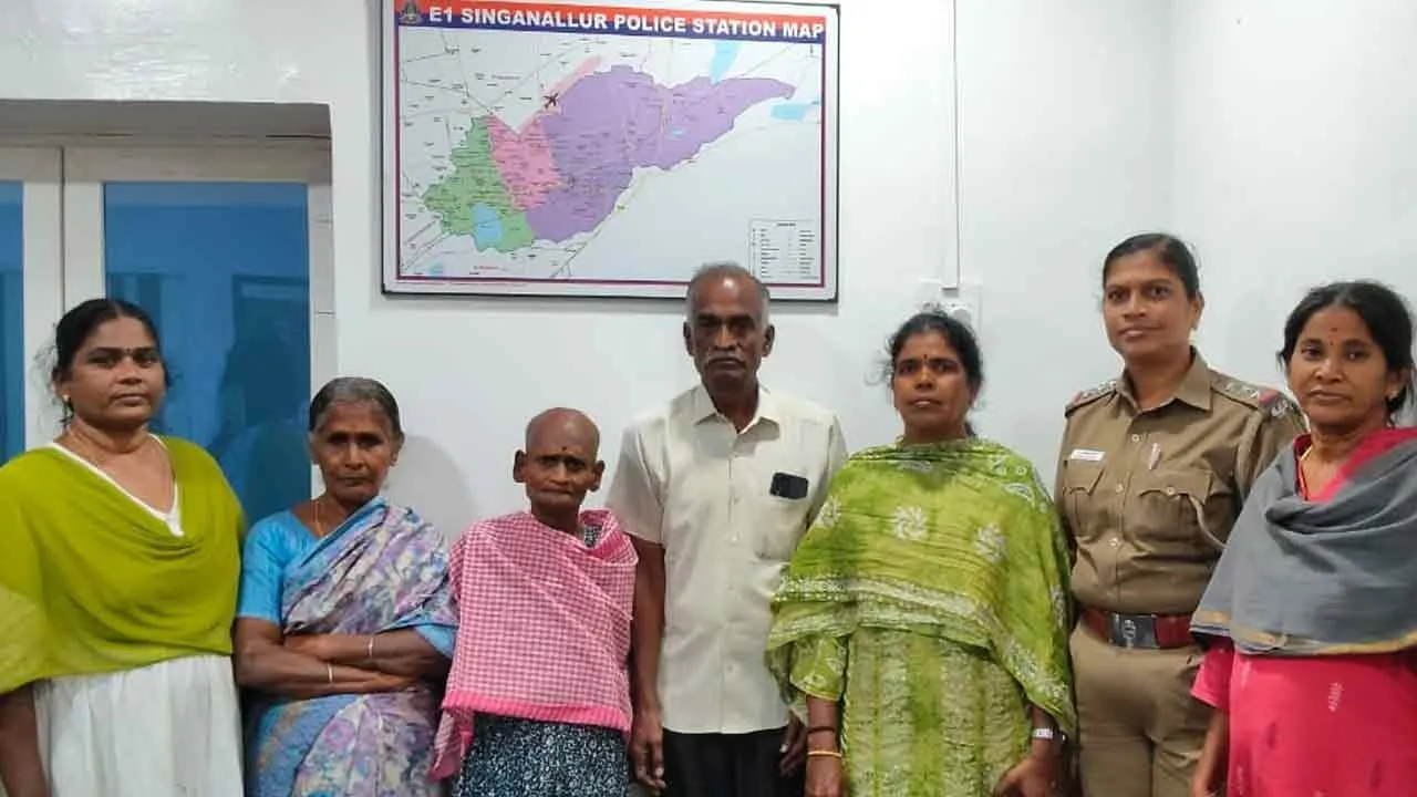  மாயமான மூதாட்டி; மீட்டுக் கொடுத்த காவல்துறைக்கு பாராட்டு!