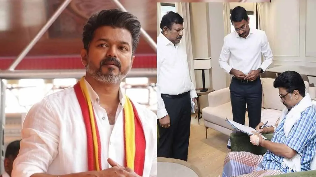  'I wish you a speedy recovery' - Vijay posts Photograph: (tvk vijay) 
