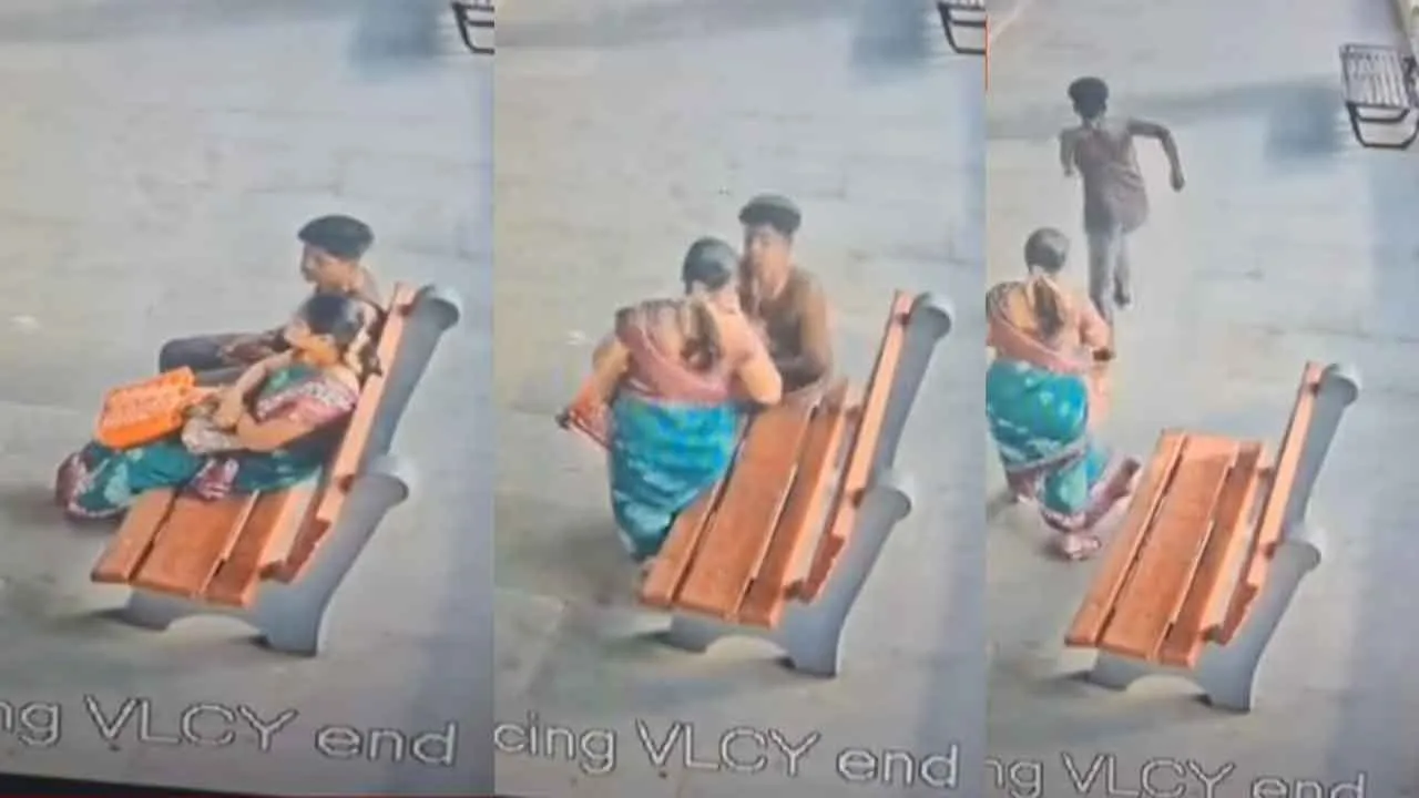  Chain snatching in broad daylight - a stir in Perungudi Photograph: (perungudi) 