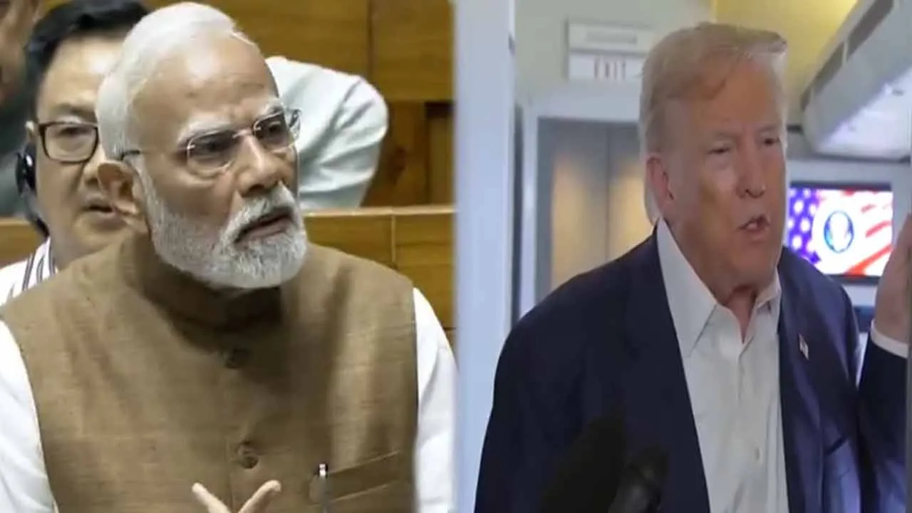  Prime Minister Modi said that no one brought ceasefire and Trump lashed out the next day 