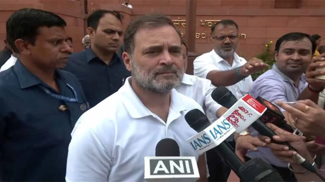  Rahul Gandhi said If PM Modi speaks, Trump will tell the whole truth 
