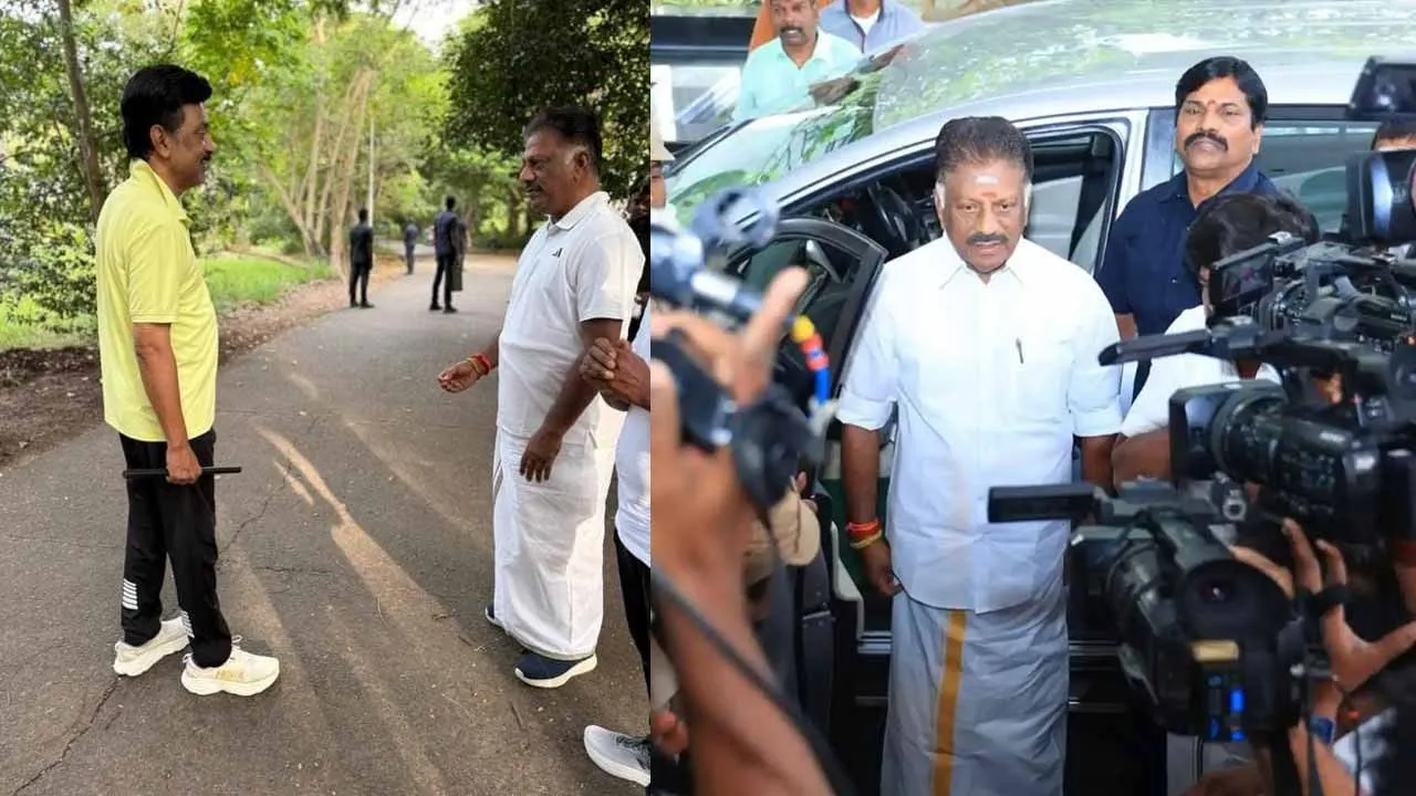  Alliance with BJP breaks - OPS to meet M.K. Stalin for the second time Photograph: (ops mkstalin meet) 