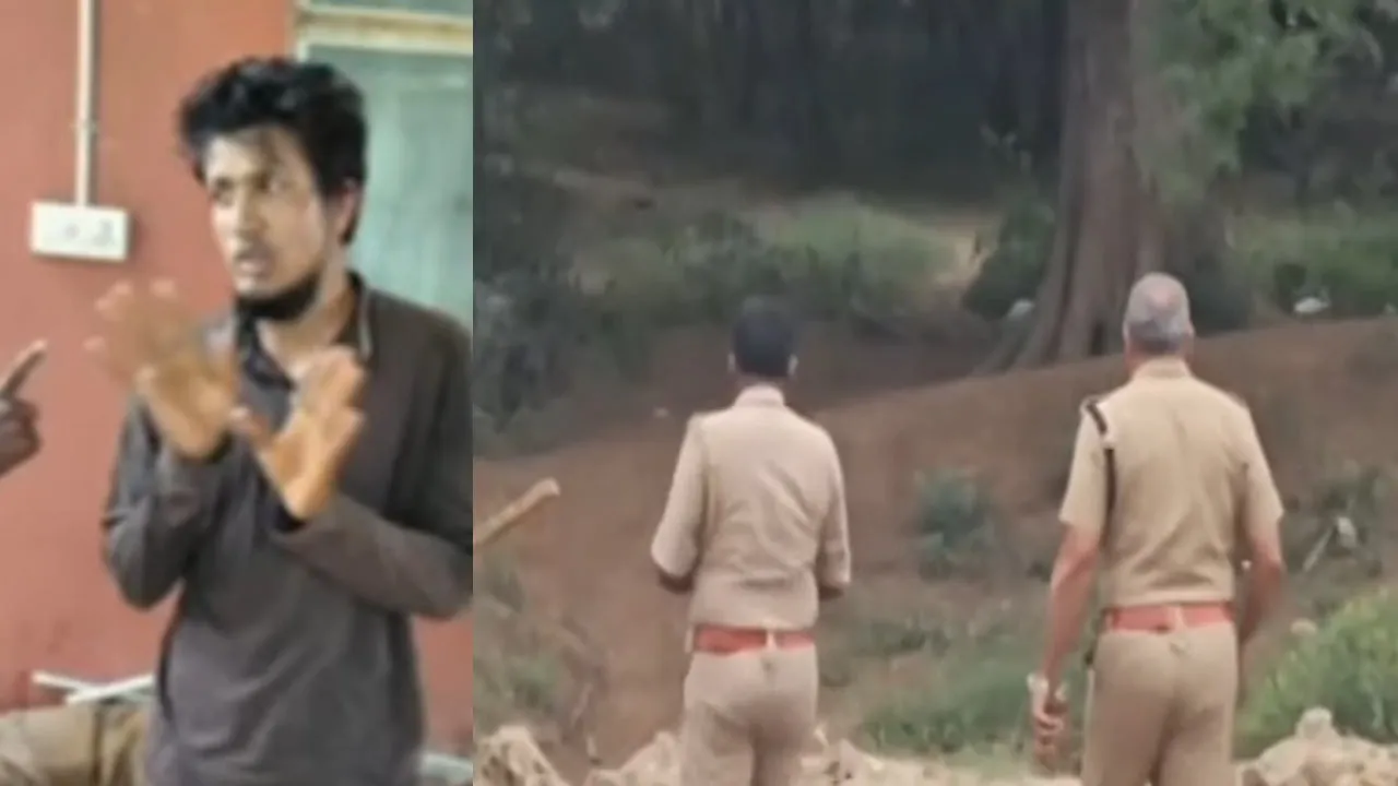 A young man from the northern state was arrested for  assaulting a minor girl again in Thiruvallur Photograph: (police) 