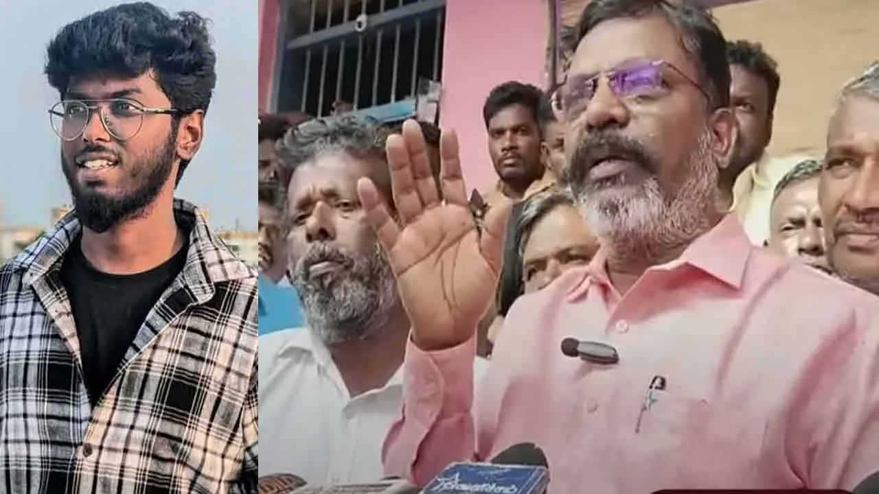  'I suspect there may be a mercenary's hand' - Interview with Mrs. Pinarayi after comforting Kavin's family Photograph: (vck) 