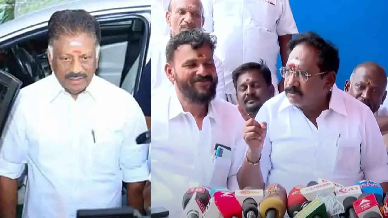  'Do you know who OPS is? Don't speak badly of him' - sellur Raju suddenly gets angry Photograph: (admk) 
