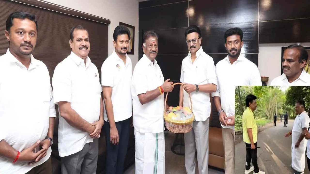  முதல்வர் மு.க. ஸ்டாலினுடன் ஓ.பி.எஸ். மீண்டும் சந்திப்பு!