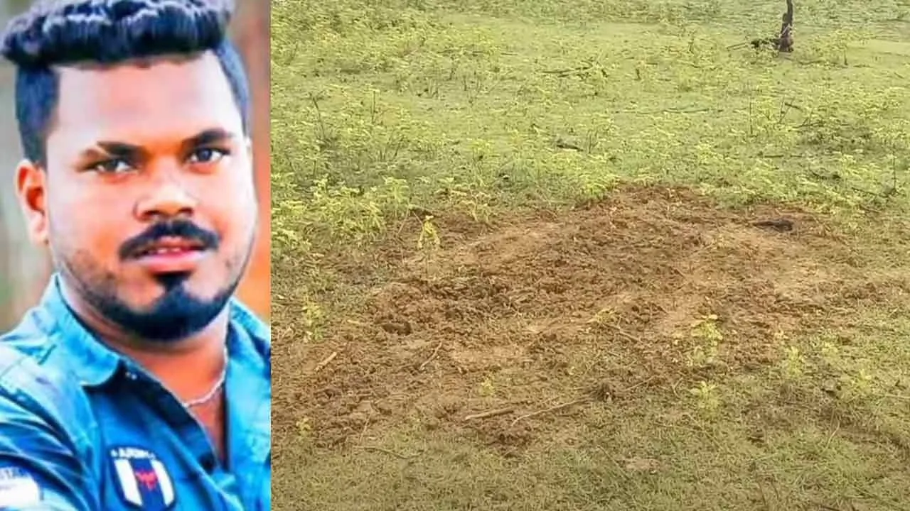 Shocking incident of friend being buried in the same place where he drank alcohol; Police investigating Photograph: (police) 
