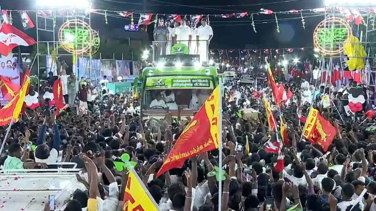  'All 10 promises made to Tenkasi are zero' - Edappadi Palaniswami's speech Photograph: (admk) 