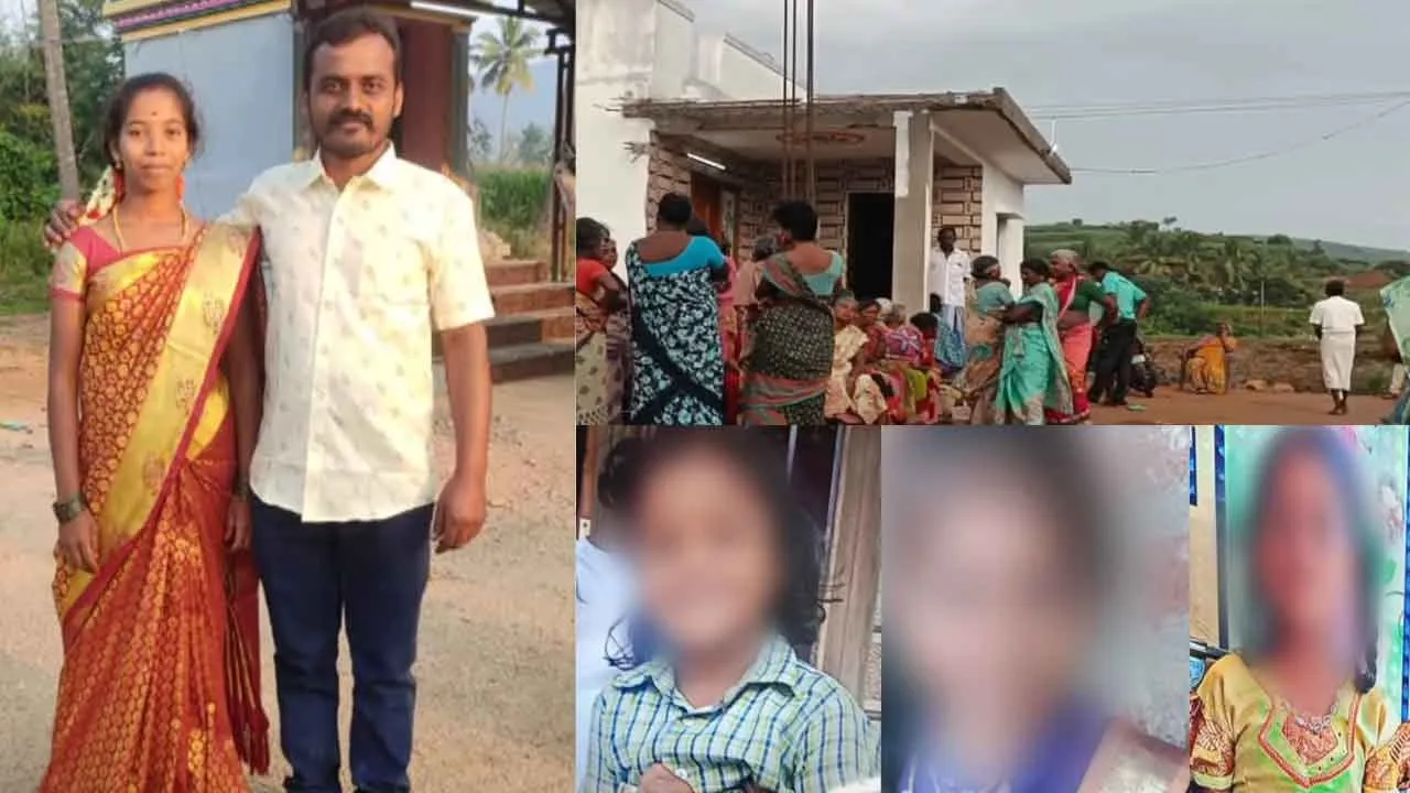 Father 3 daughters and sad incident due to debt - sudden twist in shocking incident Photograph: (namakkal) 