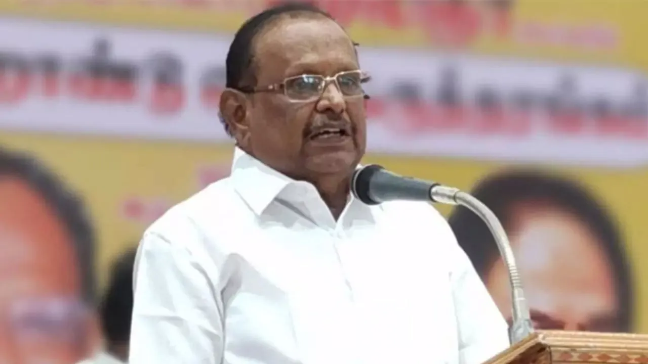 'We fought for J. too; the imposition of a fine on C.V. Shanmugam is welcome' - Minister Raghupathi's speech Photograph: (dmk) 